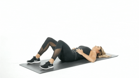 Supine Figure Four Stretch