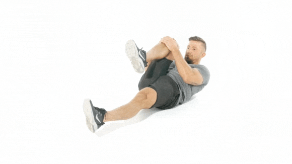 Supine Glute Stretch