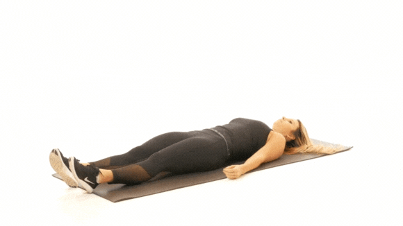 Supine Knee to Chest Stretch