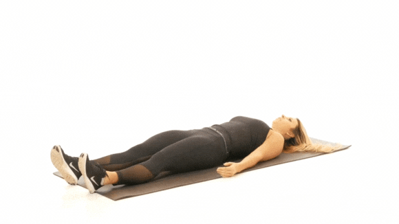 Supine Low Back Stretch
