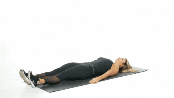 Supine Straight Leg Hamstring Stretch